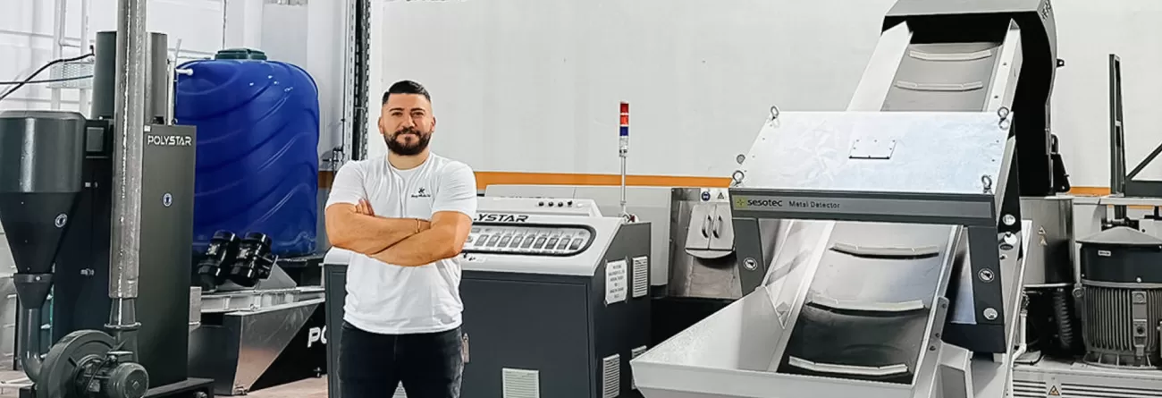  Türk poşet üreticisi fabrikasına POLYSTAR plastik geri dönüşüm makinası kurdu